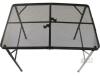 NEW Outdoor Camping Folding Table &ndash; Mesh Top, Adjustable Height, Portable, Black - 2