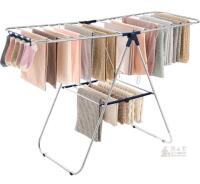 NEW Songmics ULLR52BU Foldable Clothes Drying Rack, 58.3"x21.7"x39.4", Steel, 55 lb Capacity