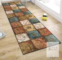NEW WTHYGB Patchwork Boho Rug Runner, 12FT x 2.6ft, Multicolor, Polypropylene, Indoor