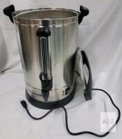 Garvee PHO-0X3NMOGB 14L Commercial Coffee Urn, 1500W, Stainless Steel, 100-Cup Capacity