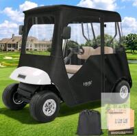 NEW 10LOL Golf Cart Enclosure for EZGO TXT & RXV, 2 Passenger, Black, 59"x40.6"x57.5", ACC-F63-B-SZ