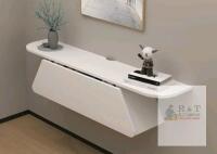 NEW Pmnianhua Z-XG-1210 Floating Console Table, White, 47.63" x 9.8" x 10.59", Wall-Mounted, Modern Design
