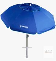 NEW AMMSUN 6.5ft Beach Umbrella with Sand Anchor, UPF 50+ UV Protection, Tilt Mechanism, and Carry Bag