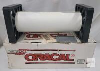 ORACAL White Adhesive Vinyl Roll 12" x 15yd with Squeegee & Box, Gloss Finish, Orafol