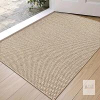 NEW DEXI Artistic Floor Mat, 24"x35", Beige Woven Polypropylene, Rubber Backing, Indoor/Outdoor