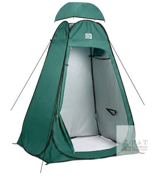 NEW PatioPerk Pop Up Privacy Tent, Jungle Green, 47"x47"x75", Portable Outdoor Changing/Shower Shelter