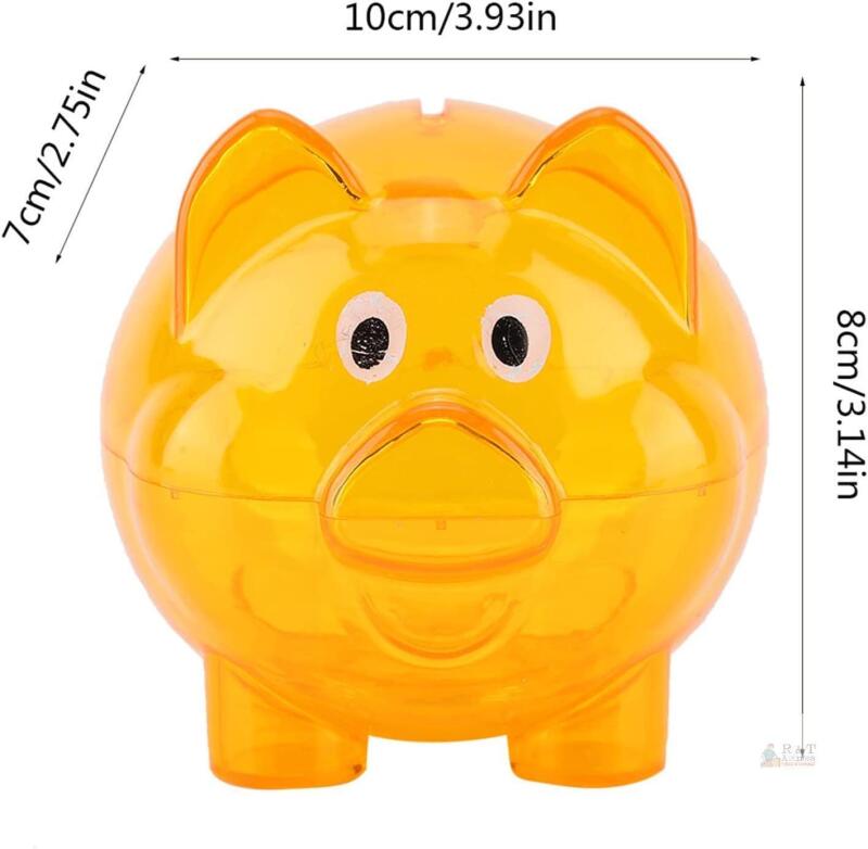 New Cute Creative Piggy Money Bank Coin Bank Cartoon Pig Shape Money Box Plastic
