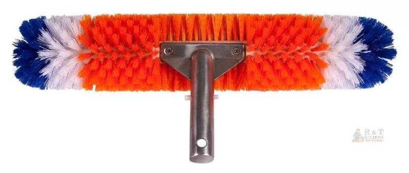 NEW Ocean Blue 110010 18" Commercial Pool Brush Head with Aluminum Back and Nylon Bristles