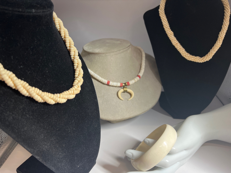 Three Vintage Necklaces and Bangle Estate