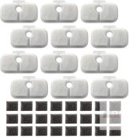 New Cat Water Fountain Filter 12Pack Filters +24 Sponges,Pet Fountain Filters Replacement, Cat Filter Replacement Kit for Petlibro (for 12months)