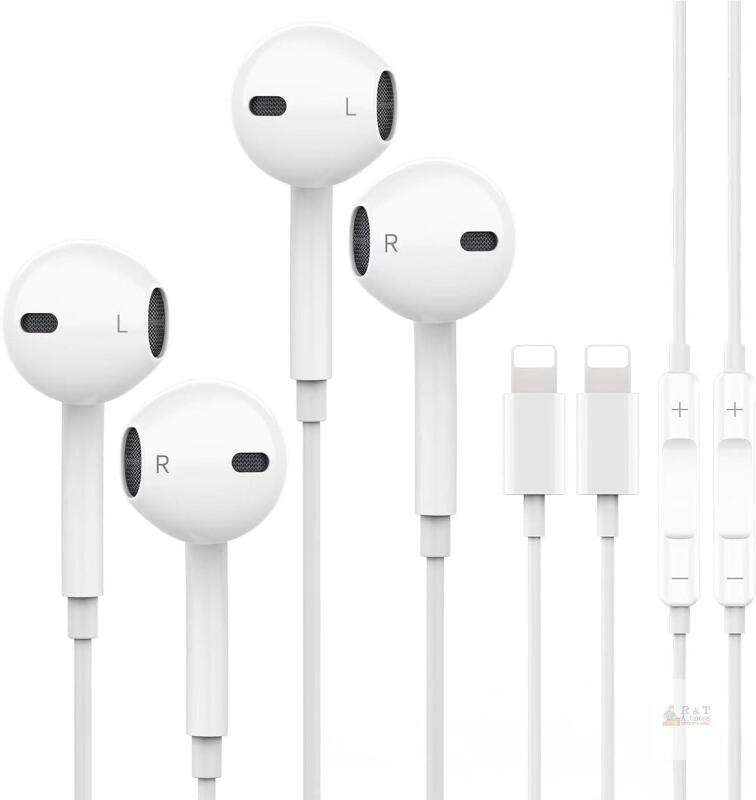 New Headphones Wired for iPhone 14/13/ 12/11/ XR/XS/X/ 8/7, iPad Pro Air Mini, Wired Earbuds, Microphone and Volume Control, bluetooth connect