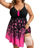 New Size 18W Hanna Nikole Womens Plus Size Swim Dress Swimsuit One Piece Tummy Control Bathing Suit Flowy Body Shaping Swimwear