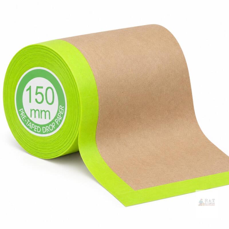 New Pre-Taped Masking Paper for Painting 15CM*12M