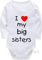 New Size 6 mon I Love My Big Sisters