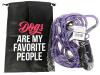 New Plutus Pet 15' Long Rope Dog Leash - Comfortable Padded Handle, Reflective Nylon Heavy Duty, 15FT Training for All Dogs (Violet) - 3