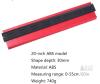 new Necvior 20-inch Contour Gauge Profile Tool &ndash; ABS, 0-20in Range, Shape Duplicator, Red Black - 2