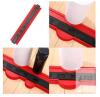 new Necvior 20-inch Contour Gauge Profile Tool &ndash; ABS, 0-20in Range, Shape Duplicator, Red Black - 3