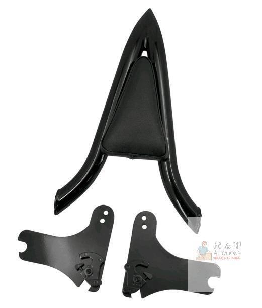 NEW HCMOTORKRU touring Detachable Sissy Bar Backrest, Black, Fits Harley 1997-2008 Models