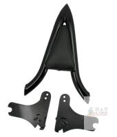 NEW HCMOTORKRU touring Detachable Sissy Bar Backrest, Black, Fits Harley 1997-2008 Models
