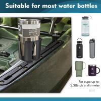 New EDSRDPLT Multi-Functional Kayak Cup Holder Track Mount Non-Slip Design Lure Holding Tool Storage Boat Cup Holder Kayak Bottle Holder