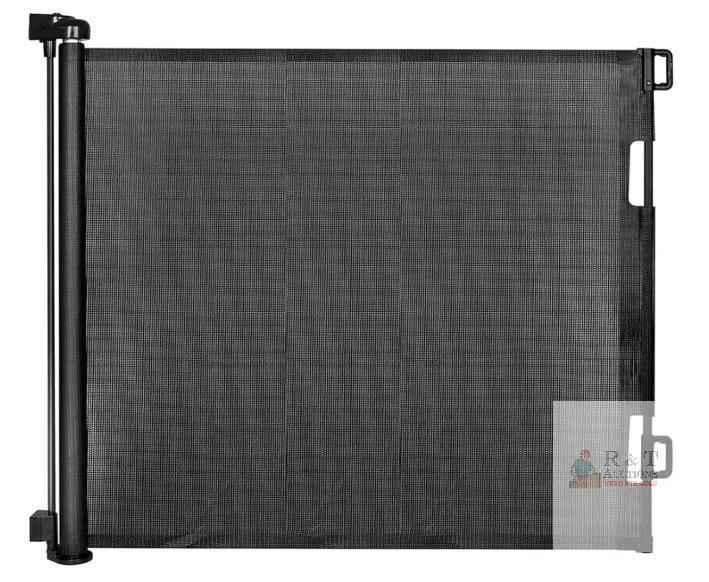 NEW dearlomum 197-Inch Extra Wide Retractable Mesh Safety Gate, 33" Tall, Black