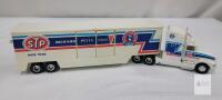 Richard Petty STP Pontiac 1:64 Diecast Semi-Truck & Trailer NASCAR Team Hauler 12in