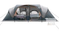 NEW CAMPROS CP-12P 3-Room Family Camping Tent, 12 Person, 20'x9', Waterproof, 6 Mesh Windows