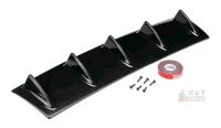 NEW Universal 23" 5-Fin Rear Bumper Diffuser, Glossy Black ABS, Fits Most Cars/SUVs, Adhesive & Screws