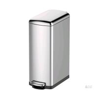 NEW GARVEE PHO_13ZM0Y96 7.9-Gallon Stainless Steel Pedal Trash Can with Soft-Close Lid