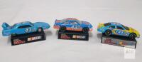 Racing Champions 1:64 NASCAR #43 Diecast Lot &ndash; Petty Superbird, STP Hamilton, Chex Andretti