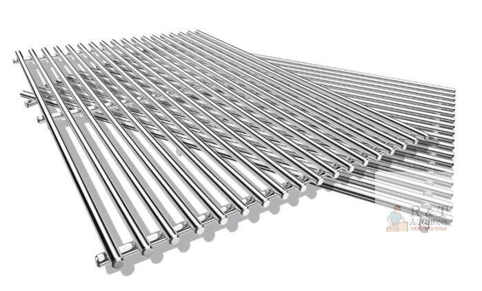 NEW QuliMetal 304 7528 Stainless Steel Cooking Grates, 25.8"x19.5", for Weber Genesis 300 Series