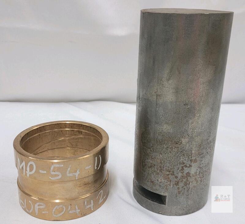 Precision Brass Bushings and Steel Sleeve, Approx. 2.75" OD, 2" & 6" Lengths