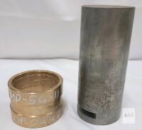 Precision Brass Bushings and Steel Sleeve, Approx. 2.75" OD, 2" & 6" Lengths
