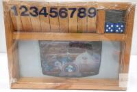 Feed the Kitty Shut the Box Dice Game &ndash; Wood, Richard Petty Custom NASCAR Collector Insert, 2 Dice