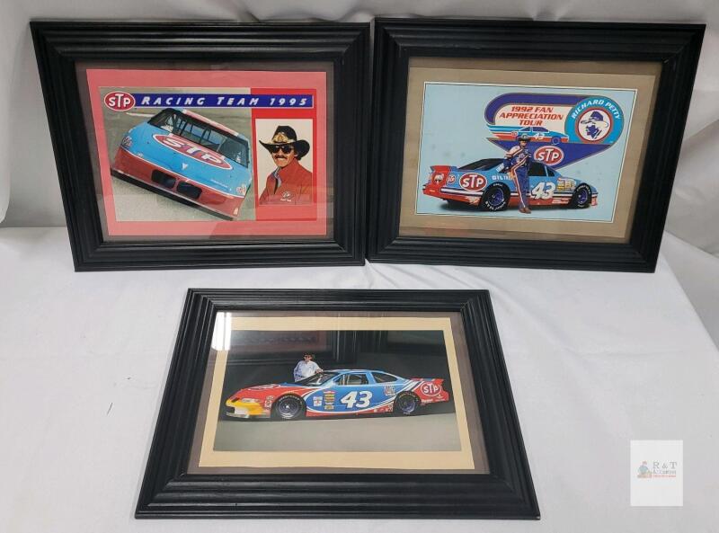 Richard Petty #43 STP Framed Prints &ndash; 1992 Fan Appreciation Tour & 1995 Racing Team Collection