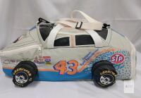 Richard Petty #43 STP Pontiac 25th Anniversary NASCAR Car Shape Duffel Bag w/ Tire Pockets