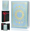QDWXDEL Premium Leather Journal for Women - Moon Phase A5 Sky blue - 2