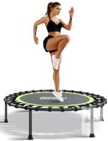 NEW ONETWOFIT 42" Fitness Trampoline, 330 lbs Capacity, Silent Bungee Rebounder