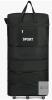 NEW 39" Expandable Rolling Luggage Bag, Black, Oxford Fabric, 4 Spinner Wheels, Front Pocket