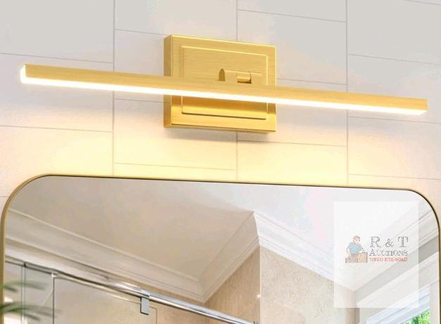 NEW VOLISUN 24" LED Vanity Light Gold, 14W, 1000LM, 5CCT Selectable, Rotatable, ETL Listed