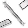 NEW Zoic Linear Stealth Tile Insert Shower Drain, 304 Stainless Steel, Side Outlet