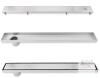 NEW Zoic Linear Stealth Tile Insert Shower Drain, 304 Stainless Steel, Side Outlet - 3