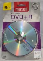 Maxell 639031 DVD+R 16x 4.7GB 5-Pack Platinum Series