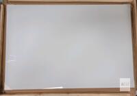 NEW Navaris 16x24" Magnetic Glass Dry Erase Board, White, Model 54000.02