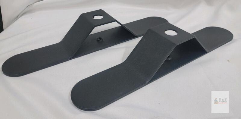 NEW Heavy-Duty Steel Bench Legs, Matte Black Powder-Coated, Pair