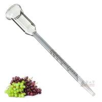 New Glass Vinometer 0 To 25 Vol% Alcohol Content Alcohol Percentage Fruit Wine Fruit Wine Beer Wine Alcohol Meter
