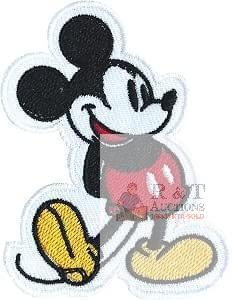 New Cute Mickey Iron On Patches for Clothing Embroidered Applique Patch Badge Sew On Emblem DIY Craft