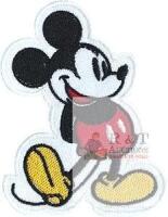 New Cute Mickey Iron On Patches for Clothing Embroidered Applique Patch Badge Sew On Emblem DIY Craft
