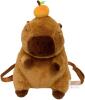New Cute Capybara Backpack, Plush Capybara Backpacks