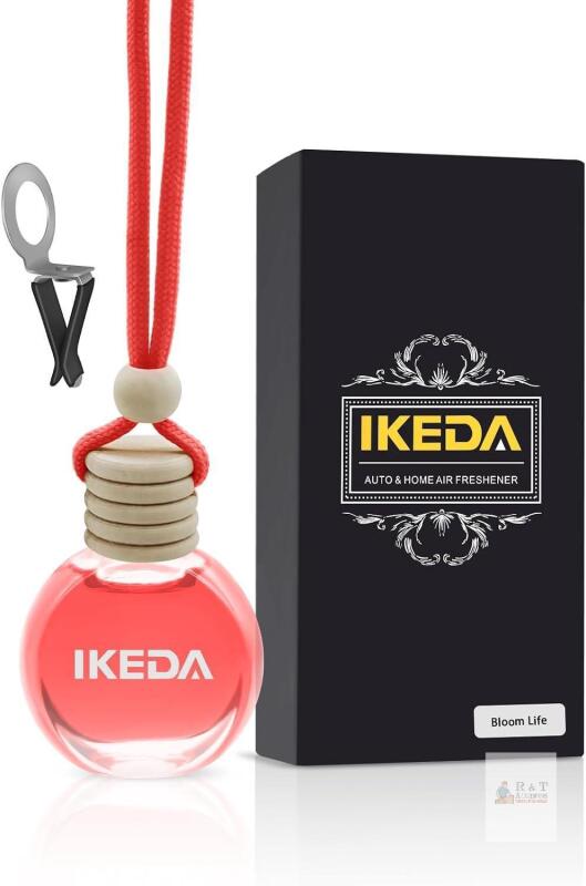 New Retail $38 Ikeda Car Air Freshener: Bloom Life Hanging Car Smell Air Freshener | Car Scent |10ml Round Hanging Car Decoration | Long Lasting Fragrance | For Auto Home | 1pcs (10ml x 1pcs Round, Bloom life)